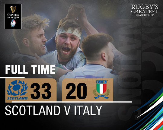Scotland v Italy FT Six Nations 2019